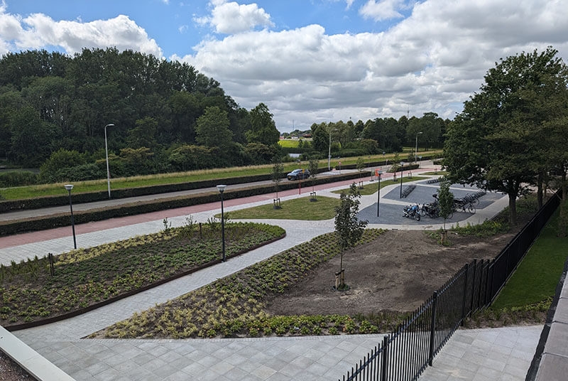 Binnen- en buitenruimte vloeien in elkaar over